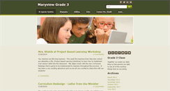 Desktop Screenshot of maryviewgr3.com